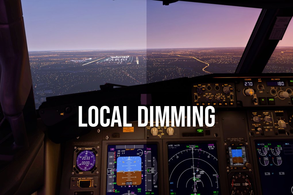 What is local dimming?