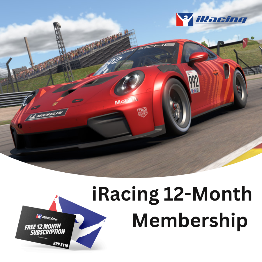 عضوية iRacing لمدة 12 شهرًا - منتجات إضافية