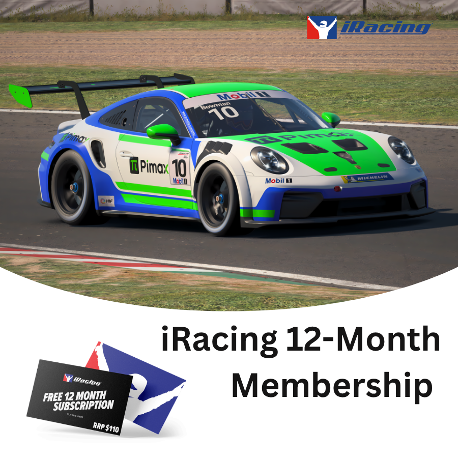 عضوية iRacing لمدة 12 شهرًا - منتجات إضافية