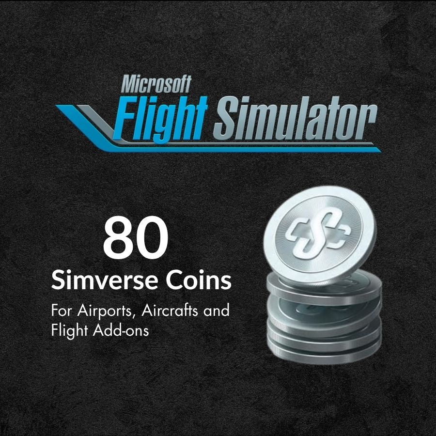 Microsoft Flight Simulator - 80 Simverse Coins Gift Card