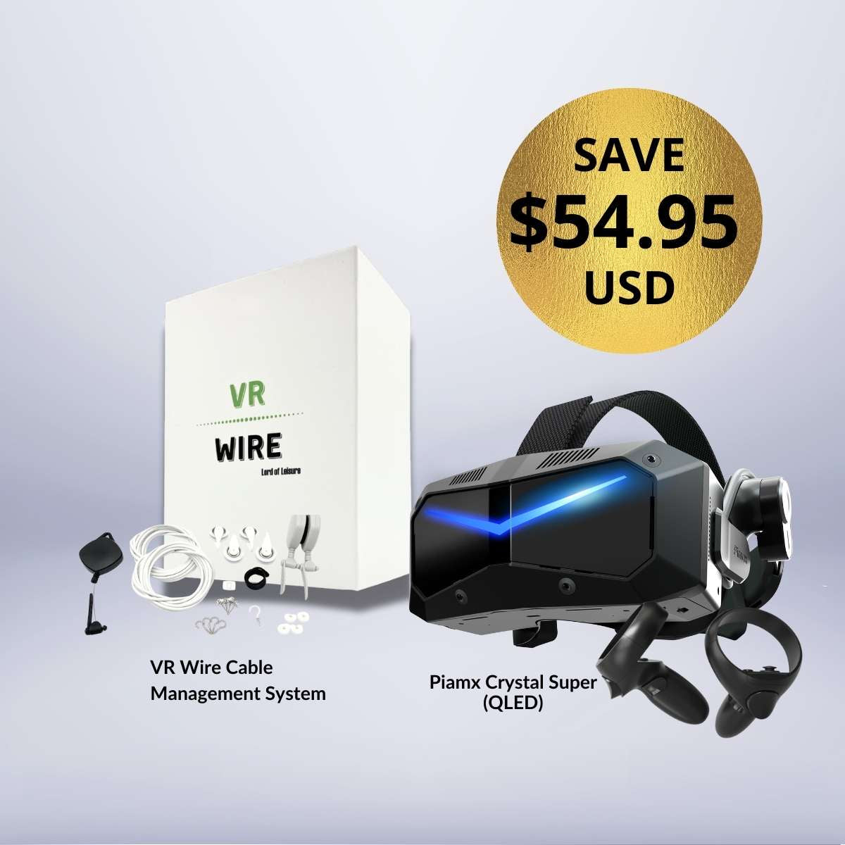 Pimax Crystal Super + Gratis VR-Kabelmanagement-Bundle 